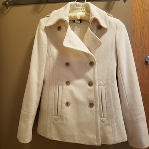 NWOT - J. Crew Off-White Peacoat